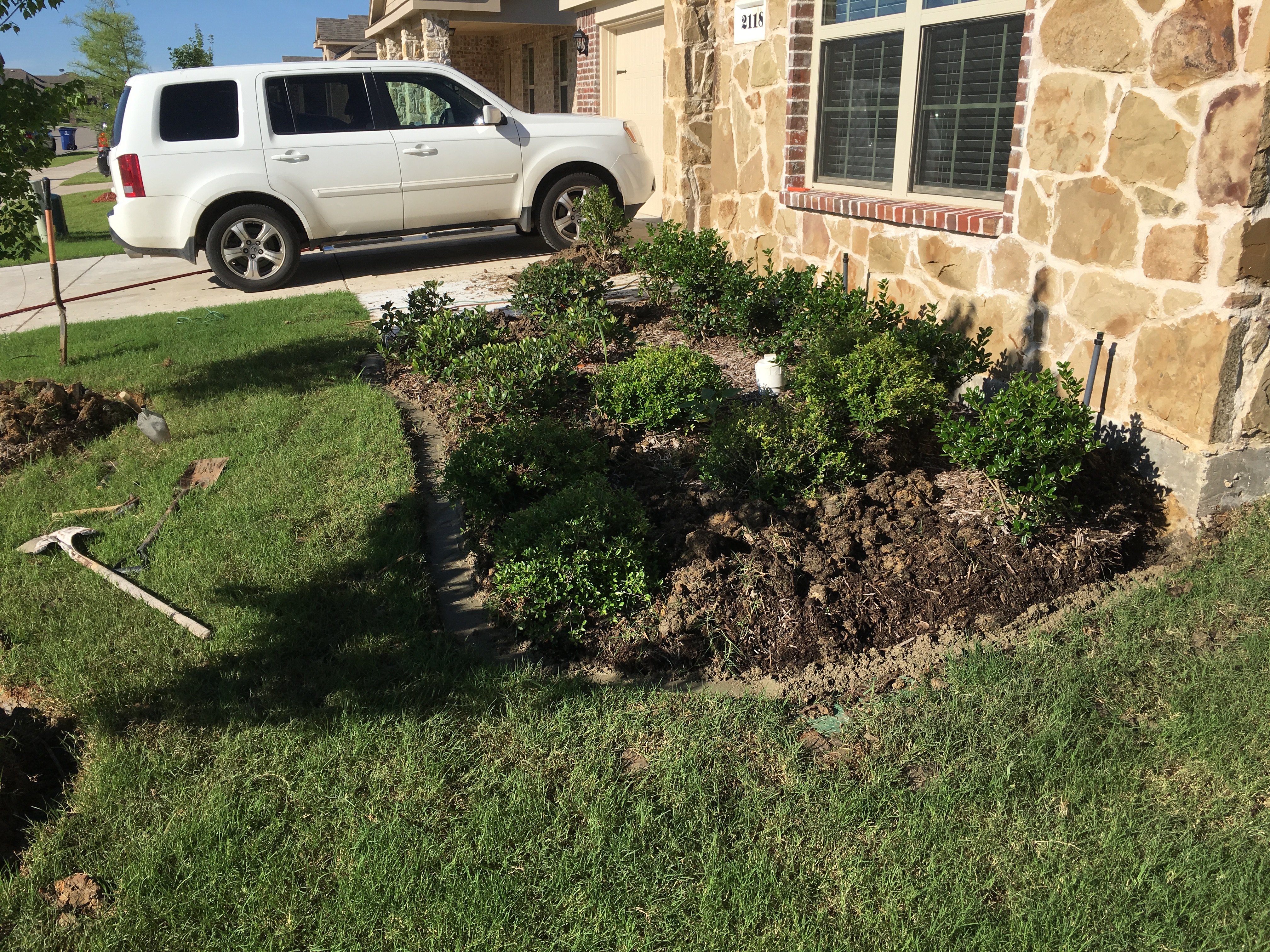 Landscaping project