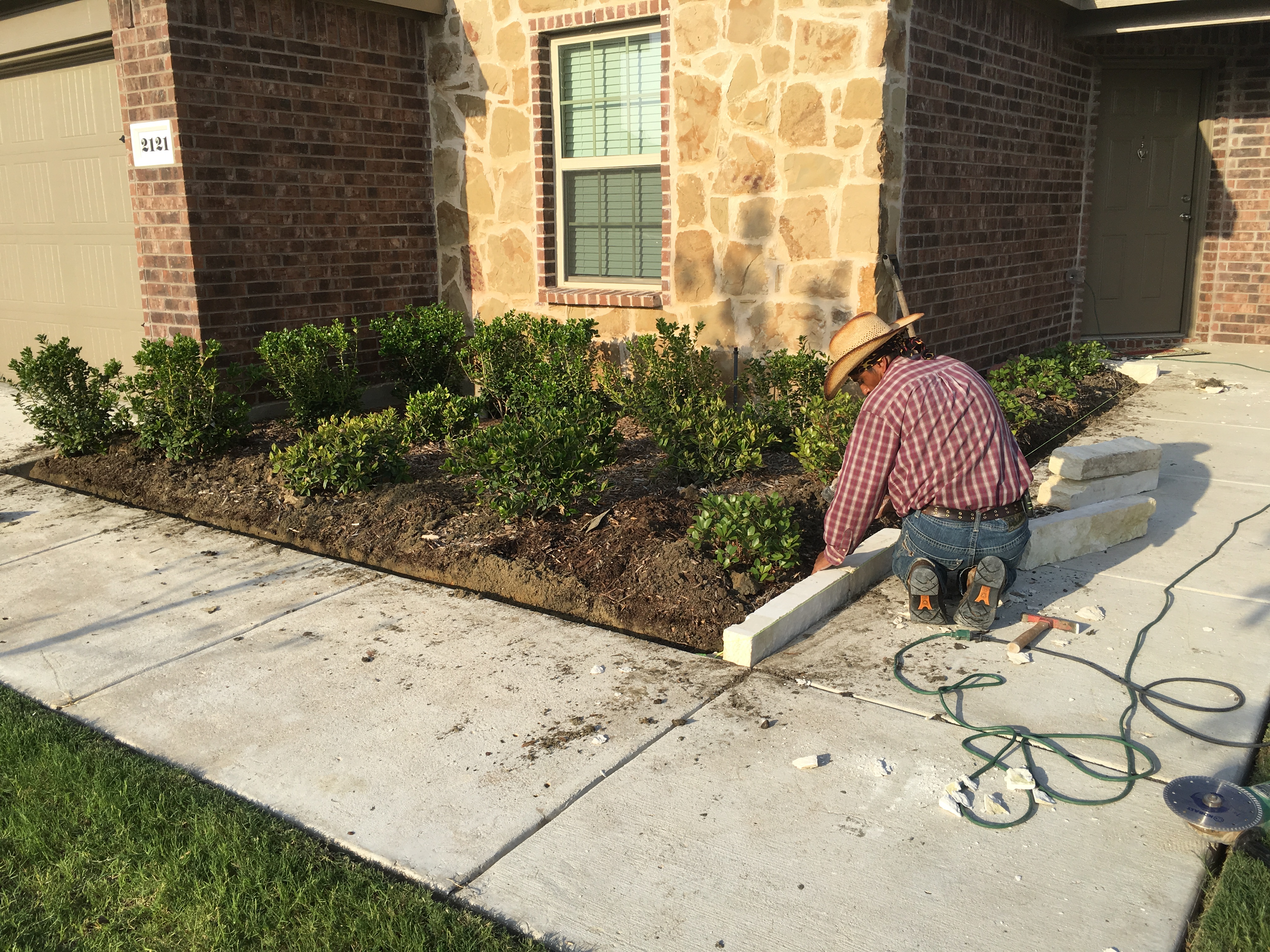 Landscaping project