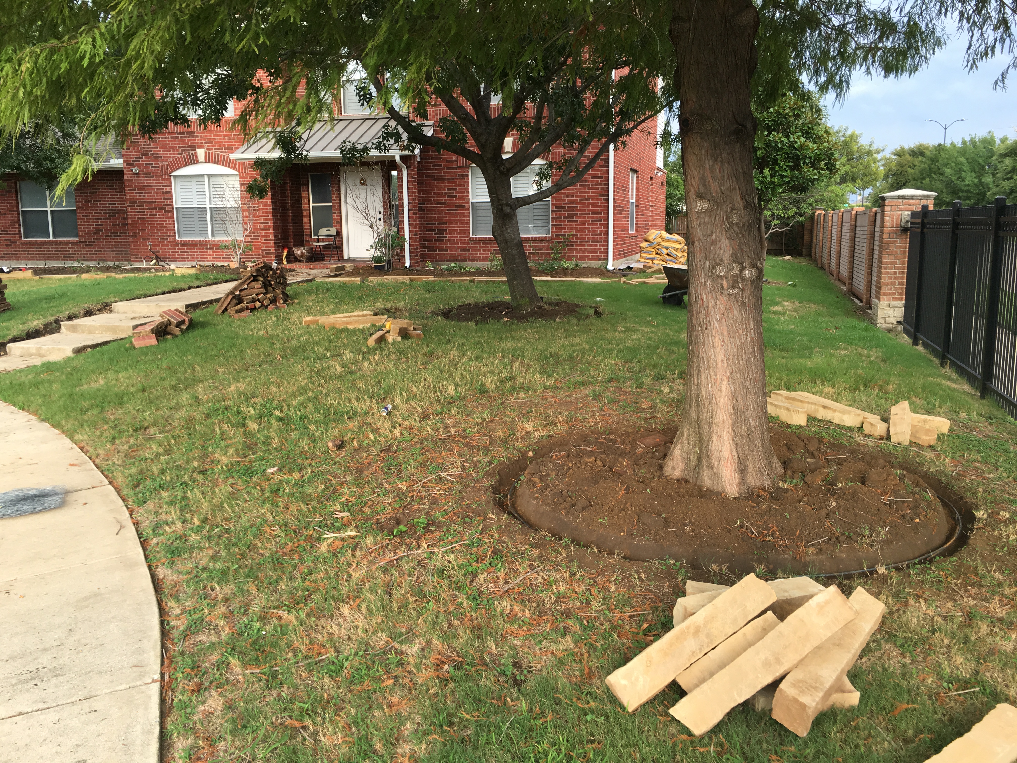Landscaping project
