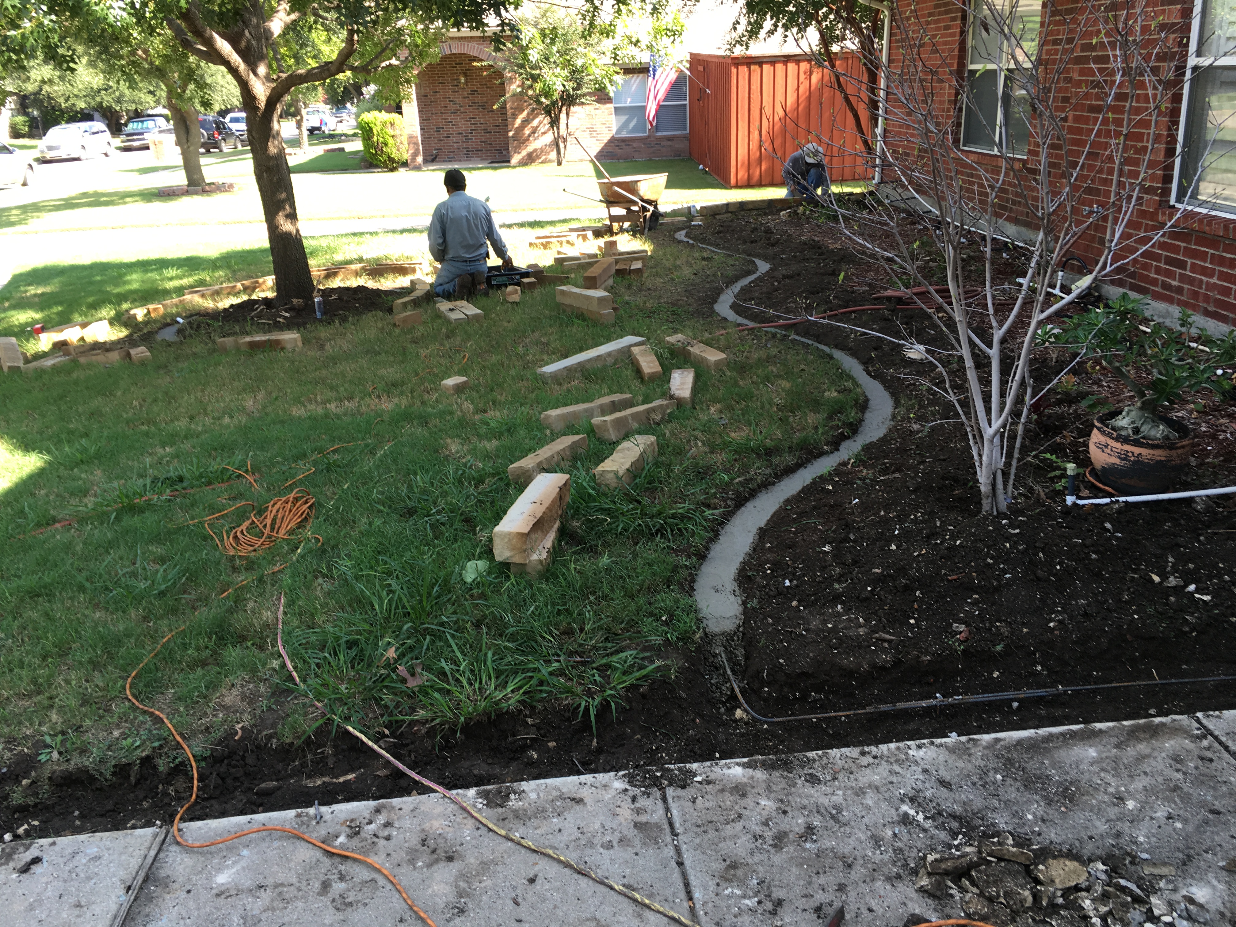 Landscaping project