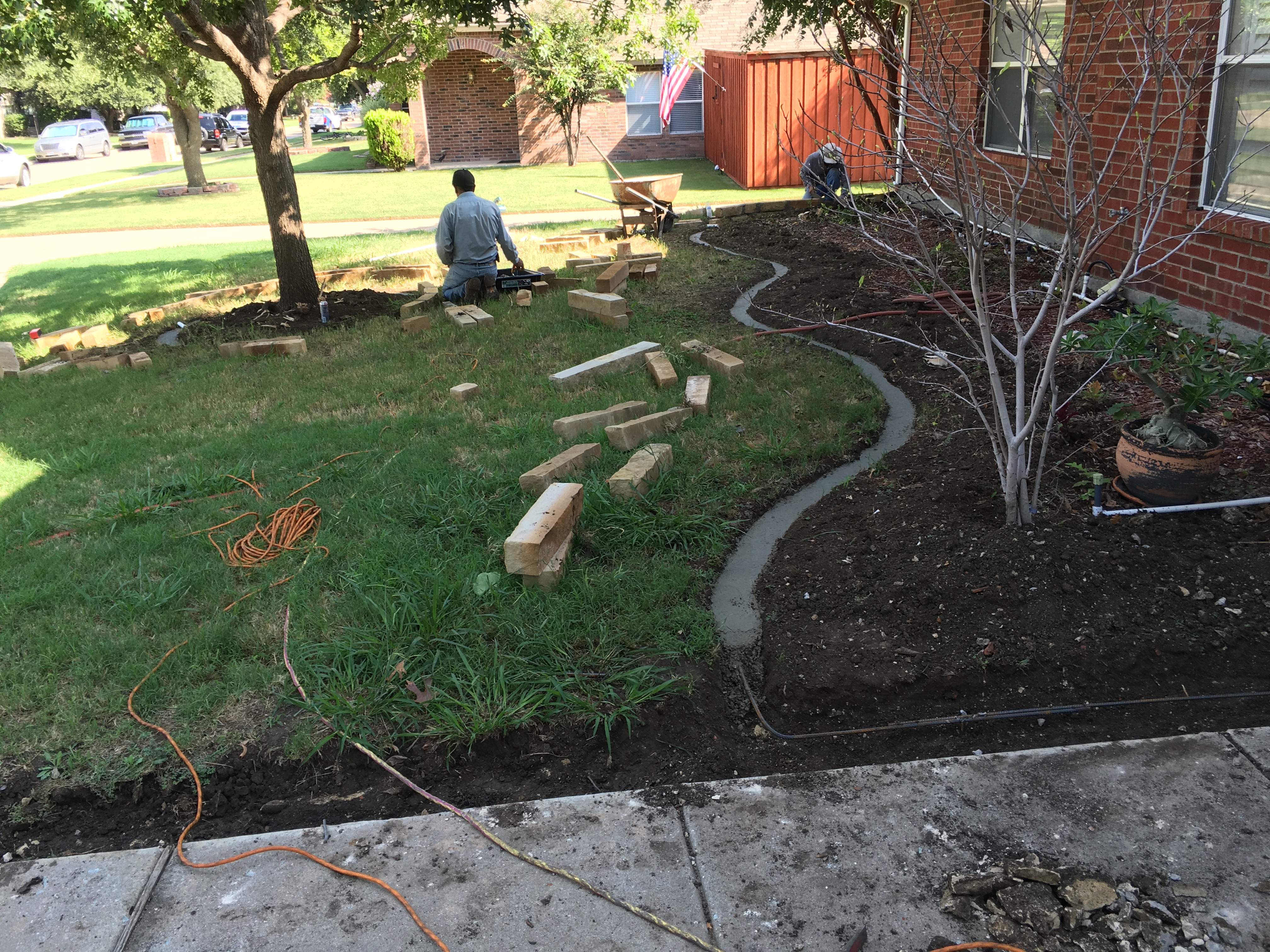 Landscaping project